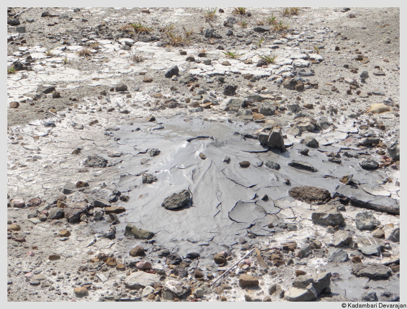 A mud volcano on Baratang
